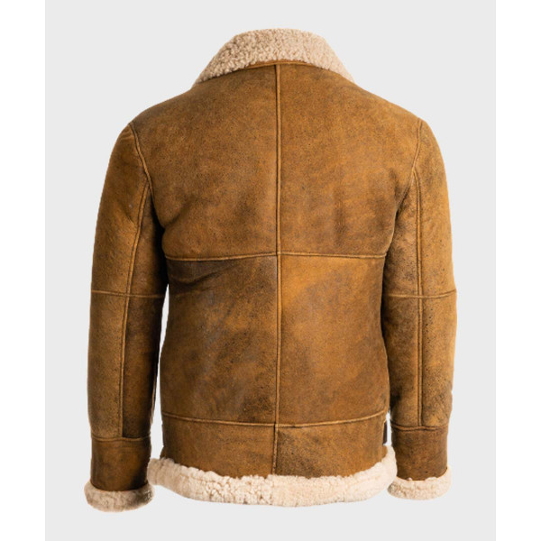 Aviator_Mens_Brown_Sheepskin_Shearling_B3_Leather_Jacket_1