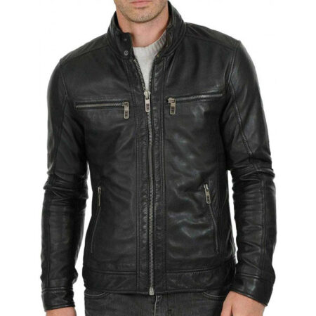 Men's_Street_Classy_Shield_Motorcycle_Black_Leather_Jacket