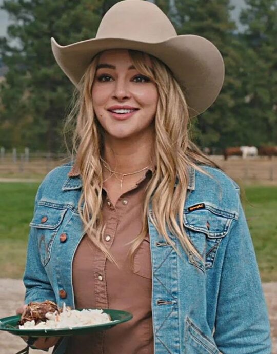Hassie-Harrison-Yellowstone-S04-Laramie-Blue-Denim-Jacket