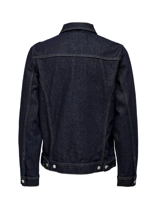 Mens Blue Jeans Denim Jacket - Leathers Jackets UK