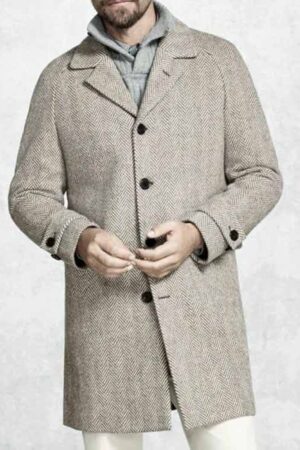 Benoit Grey Trench Coat