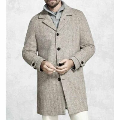 Benoit Grey Trench Coat