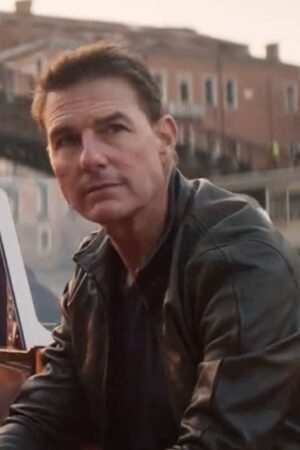Mission Impossible 7 Ethan Hunt Black Leather Jacket