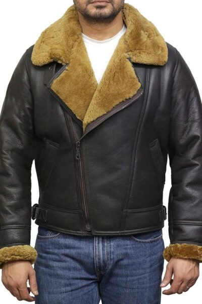 Men’s Shearling Sheepskin Leather Jacket