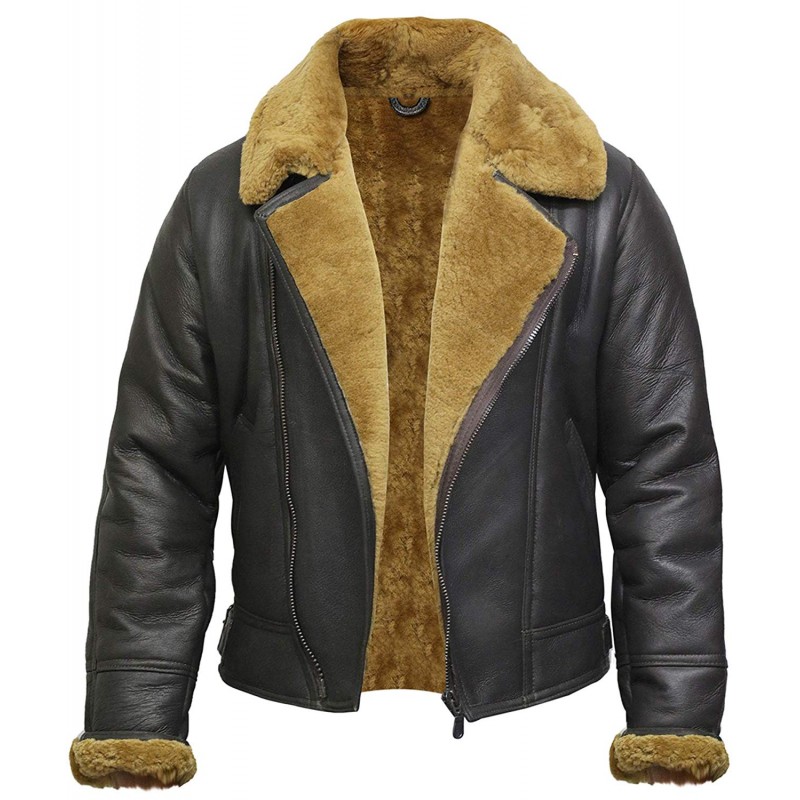 Sheepskin Leather Jacket | Men’s Shearling Sheepskin Jacket