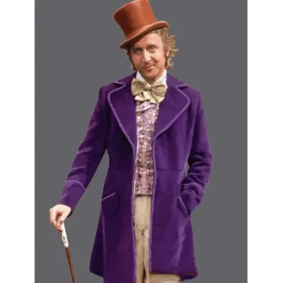 Willy Wonka Gene Wilder Purple Coat