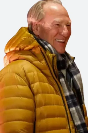 Craig T. Nelson Green and Gold Puffer Jacket