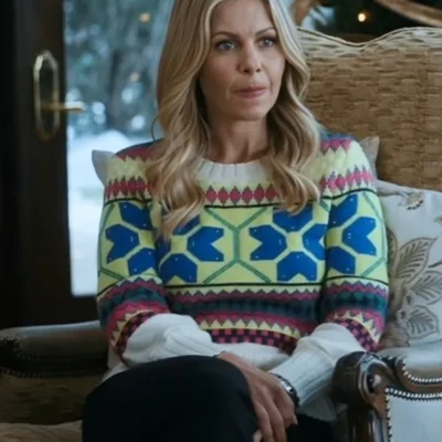 Home Sweet Christmas Sophie Marlow Geometric Sweater