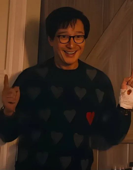 Ke Huy Quan Red Heart Sweatshirt