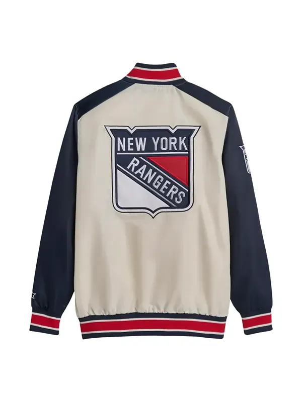New York Rangers The Renegade Varsity Jacket - Image 2