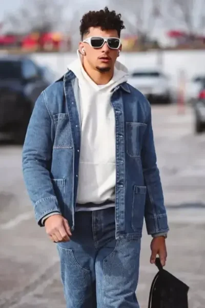 Patrick Mahomes AFC Divisional Playoffs Denim Jacket