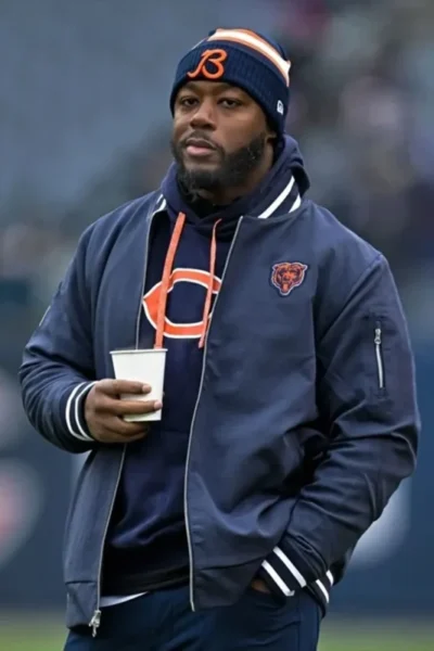 Thomas Brown Chicago Bears Bomber Jacket