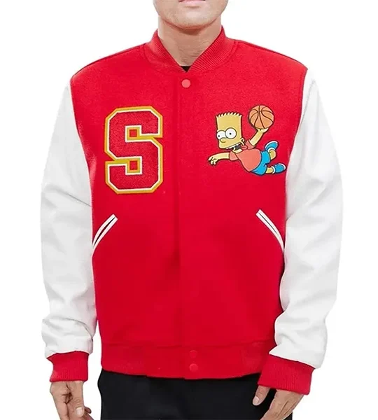 Bart Simpson Varsity Jacket