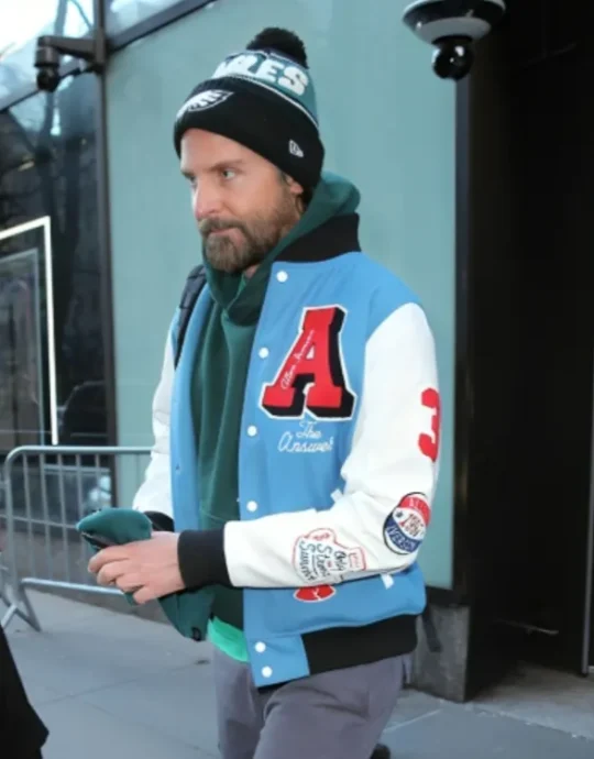 Bradley Cooper NY Blue & White Jacket
