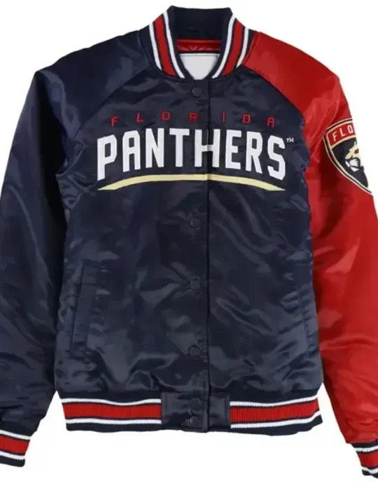 Florida Panthers Hometown Varsity Satin Jacket