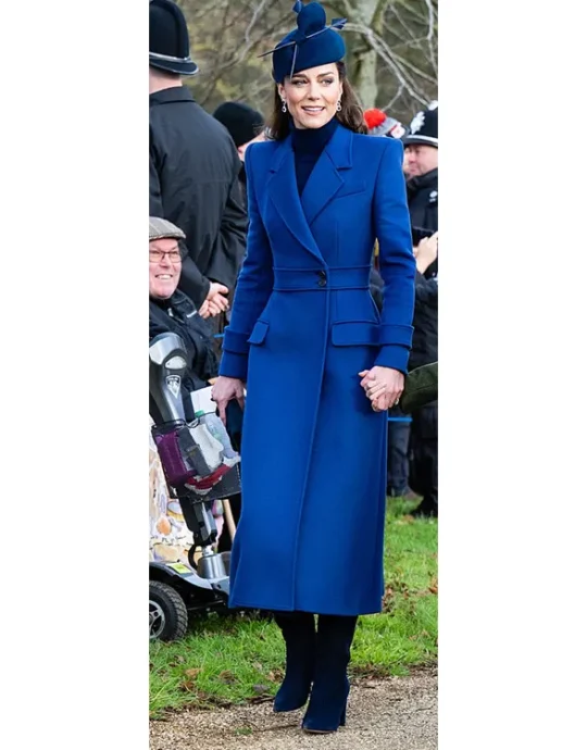 Kate Middleton Christmas Day Service Coat