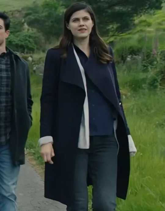 Mayfair Witches Alexandra Daddario Black Coat