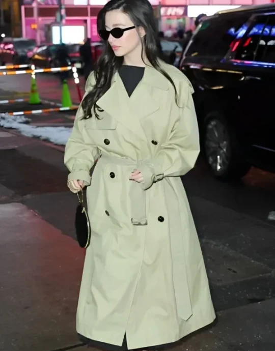 Mikey Madison Good Morning America Trench Coat