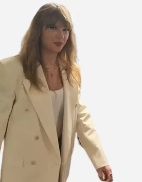 Super Bowl LIX Chiefs VS Eagles Taylor Swift Beige Coat