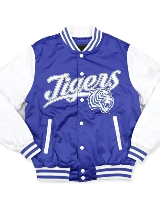 Tennessee State Blue and White Baseball Jacket
