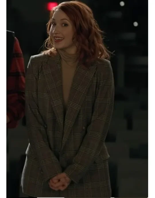 Emily Tennant Plaid Blazer