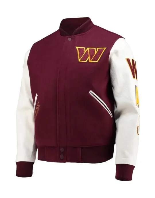 Washington Commanders Varsity Jacket