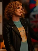 Yel­low­jack­ets S3 Christi­na Ric­ci Black Leather Jacket