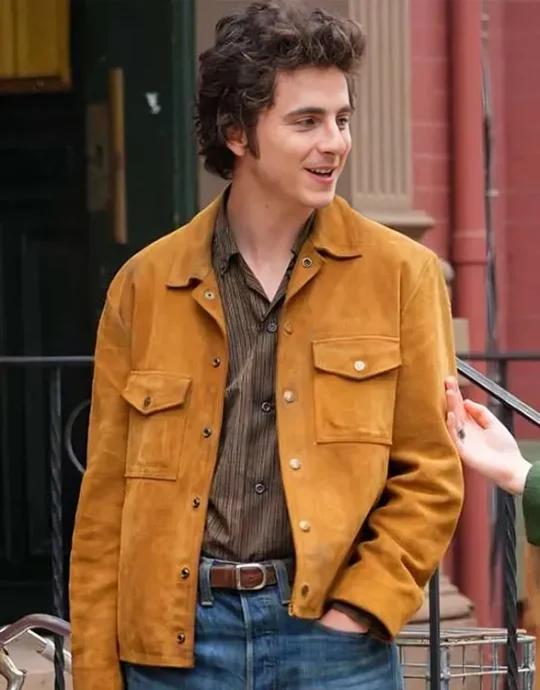 A Complete Unknown Timothée Chalamet Suede Jacket