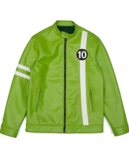 Ben 10 Green Leather Jacket