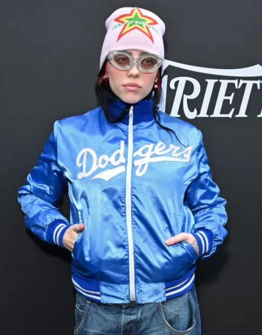 Billie Eilish Dodgers Jacket