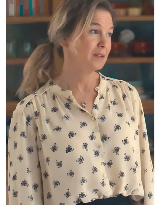 Renée Zellweger Floral Shirt