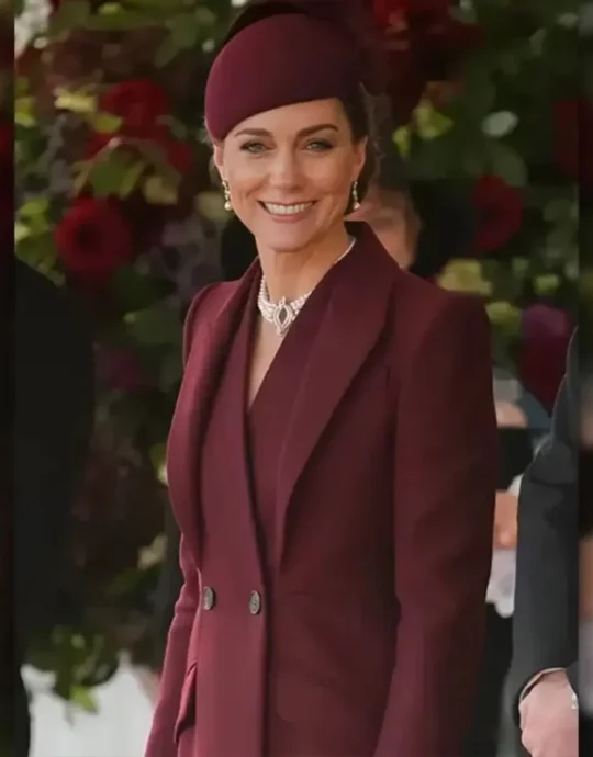 Ceremonial Welcome Kate Middleton Coat