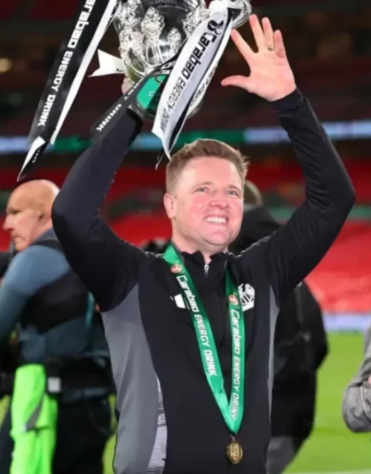 Eddie Howe Newcastle United Black Jacket