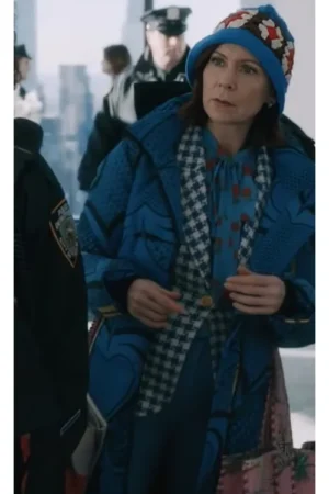 Elsbeth Carrie Preston Blue Long Coat