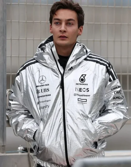 George Russell Silver Jacket