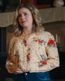 Ghosts S04 Rose McIver Floral Dot Print Shirt