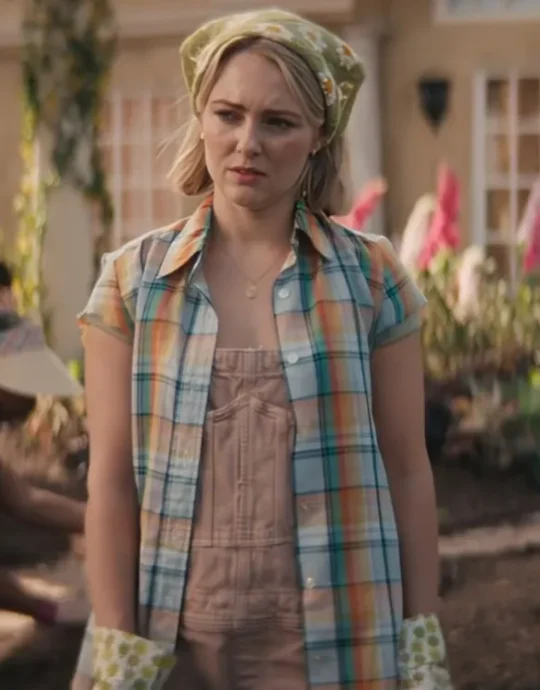 Grosse Pointe Garden Society AnnaSophia Robb Plaid Shirt