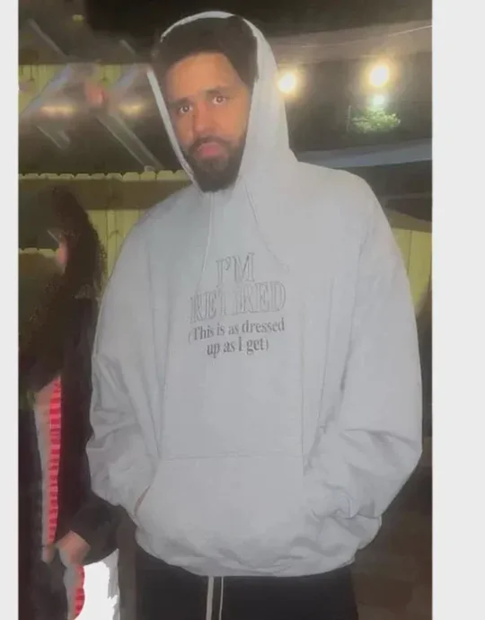 J. Cole Vetements I’m Retired Hoodie