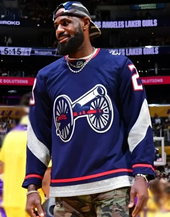 LeBron James Columbus Blue Jersey