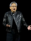 Nvidia CEO Jensen Huang Leather Jacket