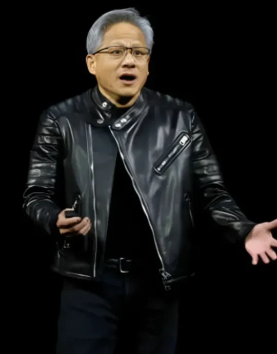 Nvidia CEO Jensen Huang Leather Jacket