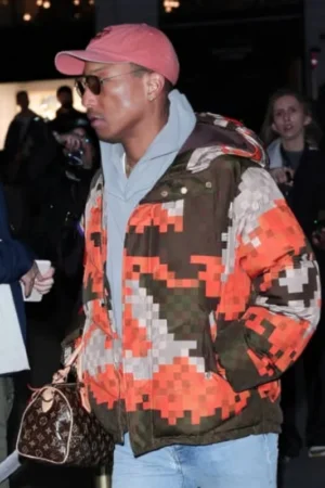 Pharrell Williams Paris Fashion Week Puffer Jacket