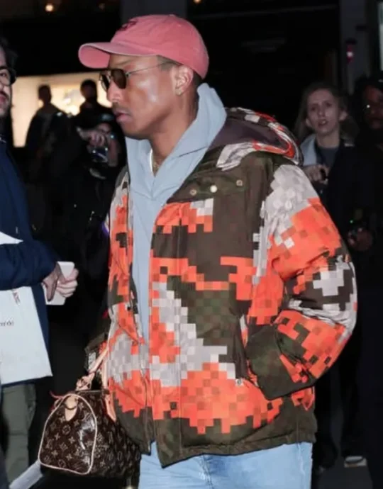 Pharrell Williams Paris Fashion Week Puffer Jacket