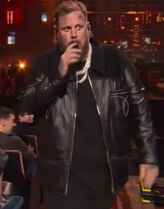 The Homecoming Concert Jelly Roll Leather Jacket