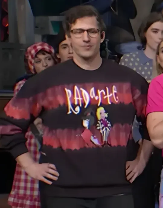 Saturday Night Live Andy Samberg Tie Dye Radarte Sweatshirt