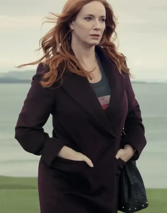 Small Town Big Story 2025 Christina Hendricks Coat