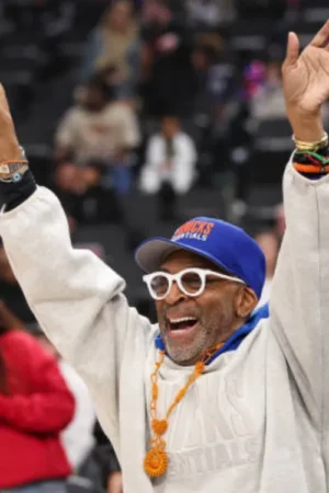 Spike Lee Grey Knicks Hoodie