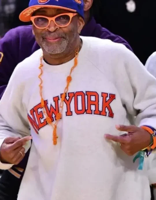 Spike Lee grey New york Knicks Sweatshirt