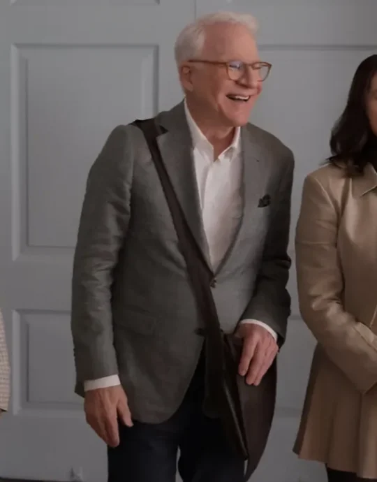 Only Murders in the Building S04 Steve Martin Grey Blazer
