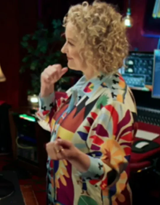 Take 5 With Zan Rowe S03 Zan Rowe Graphic Print Silk Shirt